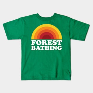 Forest Bathing Sunrise Kids T-Shirt